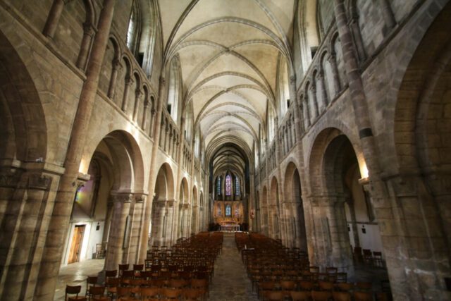 In der Abteikirche von Saint-Sauveur-le-Vicomte