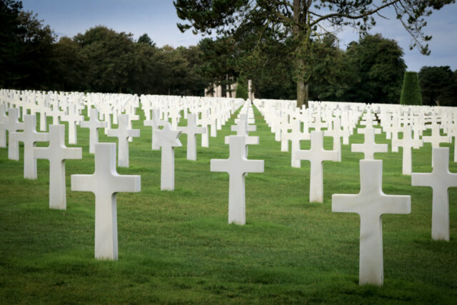 Der amerikanische Soldatenfriedhof Omaha Beach