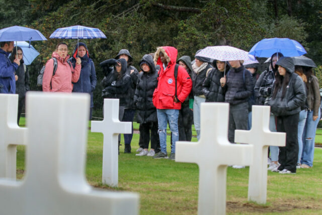 Führung über den amerikanischen Soldatenfriedhof